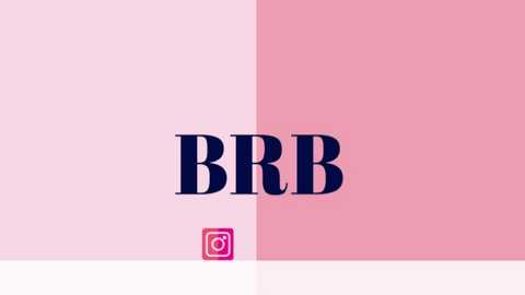 Media: A digital graphic featuring the text \"BBR\" in bold, navy blue letters on a pink background. The bottom right corner has a small pink Instagram logo. The overall design is clean and modern.