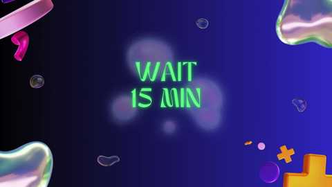 Media: A vibrant digital image with a dark blue background features a glowing green \"WAIT IS MIN\" text, surrounded by translucent, colorful shapes and icons.