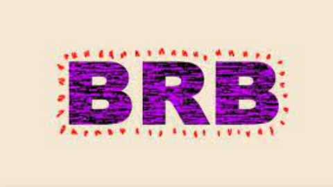 Media: Video of a digitally created logo featuring the acronym \"BBB\" in bold, purple, textured letters with a red and white border on a beige background.