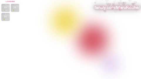 Media: Blurry, soft-focus image with three overlapping, translucent circles in yellow, red, and pink, set against a white background. Website URL \"fanaly.com\" in the top right corner.