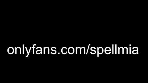 Media: A minimalist black background with the text \"onlyfans.com/spelemia\" in white, sans-serif font, centered horizontally and vertically. The image lacks any additional elements or colors.