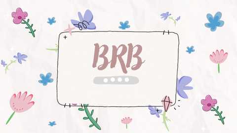 Media: A digital illustration featuring a white, rectangular, stitched frame with \"BBR\" in bold, brown, playful letters. Surrounding it are whimsical, colorful flowers in pastel hues, including pink, purple, blue, and green. The background is a soft, textured white.