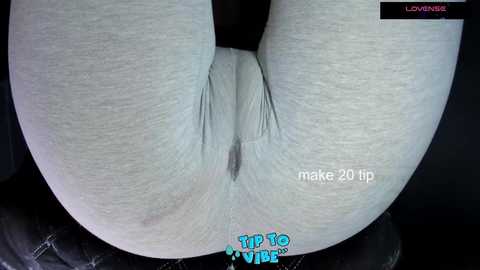 Media: A video of a close-up view of a person's pale, hairy buttocks and anus, taken from above, with a \"make 20% tip\" watermark.