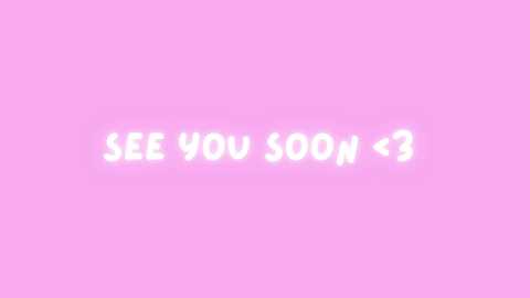 Media: A digital image with a pastel pink background features the phrase \"SEE YOU SOON\" in white, playful, cursive text with a heart symbol at the end. The text is centered and slightly blurred, giving a soft, dreamy aesthetic.