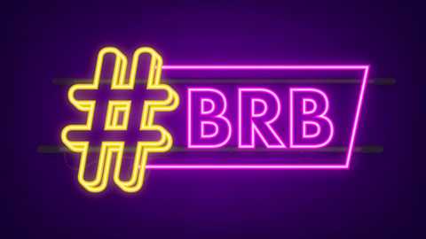 Media: A digital image of a glowing neon sign with the hashtag symbol and \"BBR\" text in yellow and pink on a deep purple background, creating a modern, vibrant, and energetic aesthetic.