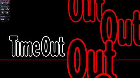 Media: A digital image with bold red and white text reading \"Our Time Out\" against a black background, with a small, blurred screenshot of a computer screen in the top left corner.