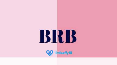 Media: A digital graphic with a pink and light pink background. Centered, bold, navy blue capital letters spell \"BBB\" in a serif font. Underneath, a blue heart logo with \"littleleaf18\" in blue text.