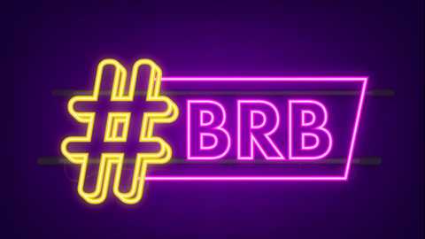 Media: A neon sign featuring the letters \"BBR\" in bold, bright pink text on a dark purple background, with a glowing yellow hashtag symbol to the left. The design has a modern, digital look with a retro neon aesthetic.