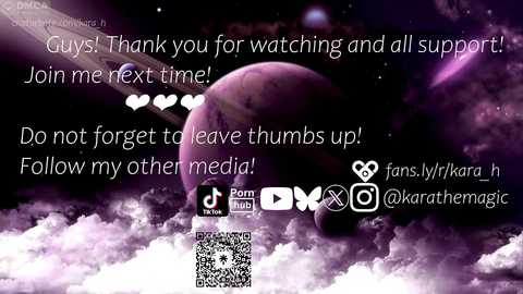 Media: A digital image with a purple and white background featuring a planet and stars, overlaid with text and social media icons promoting a YouTube channel.