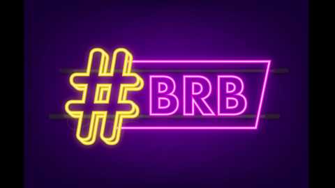 Media: Video of a neon sign with \"BBR\" in bold, white letters against a purple background, featuring a glowing yellow hashtag symbol on the left. The sign has a sleek, modern design with clean lines and vibrant colors.