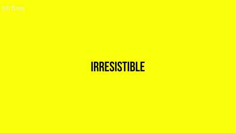 Media: A digital image featuring a bold, central black text \"IRRESPONSIBLE\" on a bright, solid yellow background. The typography is clean and sans-serif, with no additional elements or background details.