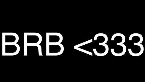 Media: A digital graphic with a black background. On the left, the bold, capitalized letters \"BRB\" are in white. On the right, the number \"33\" is followed by a white arrow pointing to the left.