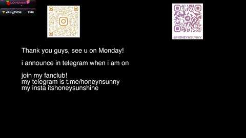 A digital image with a black background displaying a QR code, a text announcement about a Telegram group, and a watermark at the bottom right.