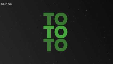 Media: A digital graphic with the words \"TO TO\" in green, stacked vertically on a dark, textured background. The font is bold and modern, with a subtle shadow effect. The image is simple and minimalistic, focusing on the text and background contrast.