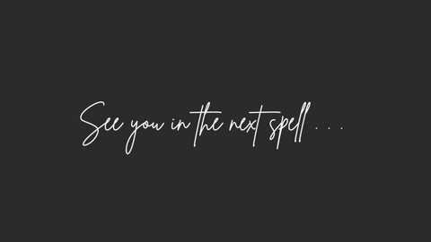 A minimalist digital artwork featuring a bold, cursive white font on a dark grey background, reading \"See you in the next spill...\" with three dots at the end.