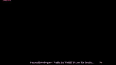 A black screen with white text at the bottom reading, \"Custom Video Request - We will do anything for you. Custom Video Request - We will do anything for you. Custom Video Request - We will do anything for you.\
