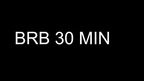 Media: A black background with the words \"BB 30 MIN\" in white, bold, capital letters. The image is minimalistic and focuses solely on the text, with no additional elements or graphics.