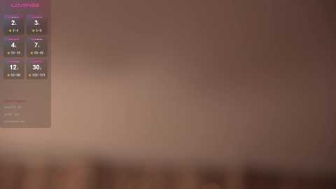 A blurred video of a wall displaying a sports scoreboard, featuring team names, scores, and game times in white and pink text.