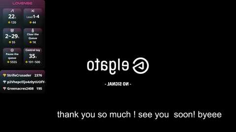 Media: A digital graphic with a black background features the \"Otsple\" logo and a message thanking viewers for watching. The left side displays Twitch streamer statistics, including a chat box with viewers.
